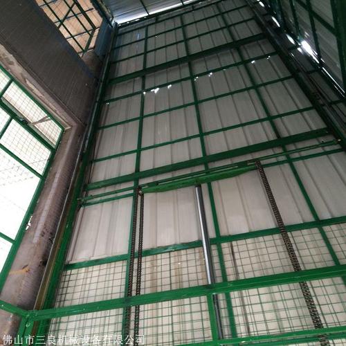  产品中心  导轨式液压货梯,货物提升机主要用各种工作层间货物